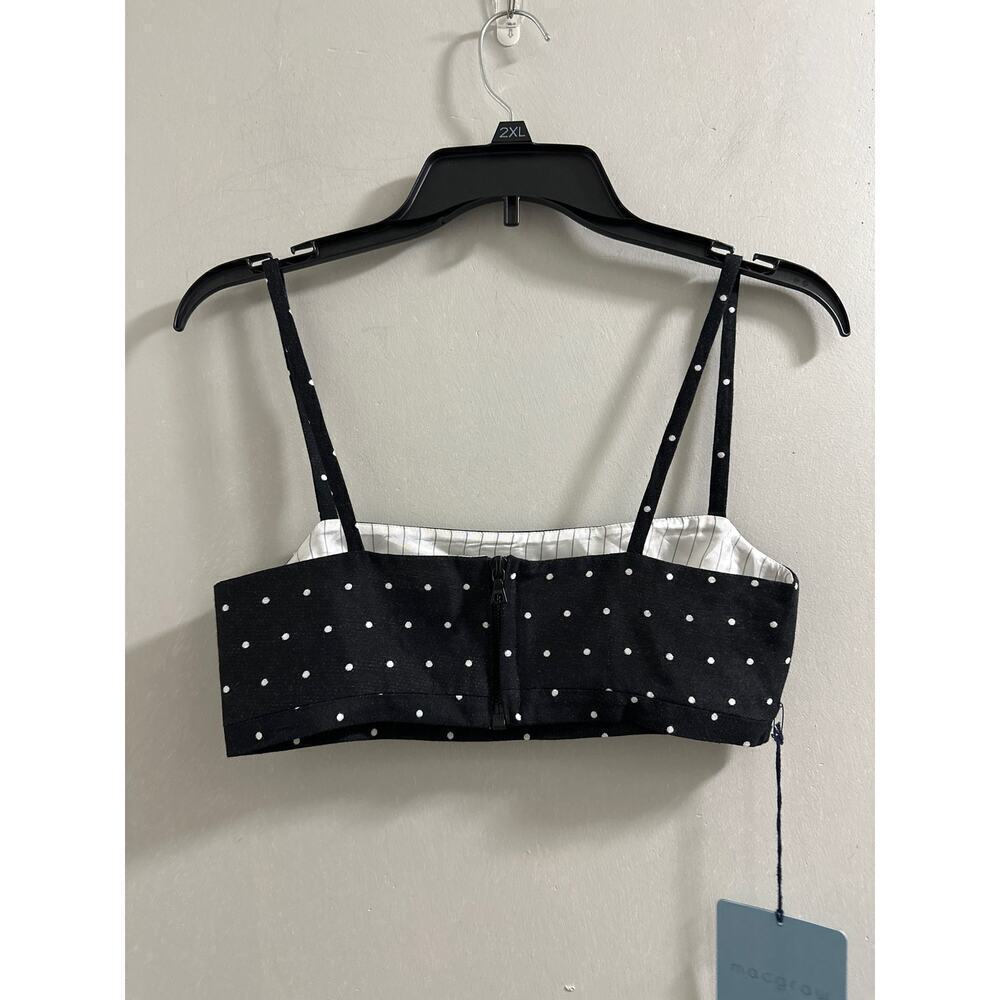 Macgraw Abbey polka-dot cropped top US 2‎ - Picture 6 of 11